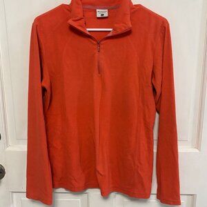 Columbia Coral Orange Cowl Neck Jacket